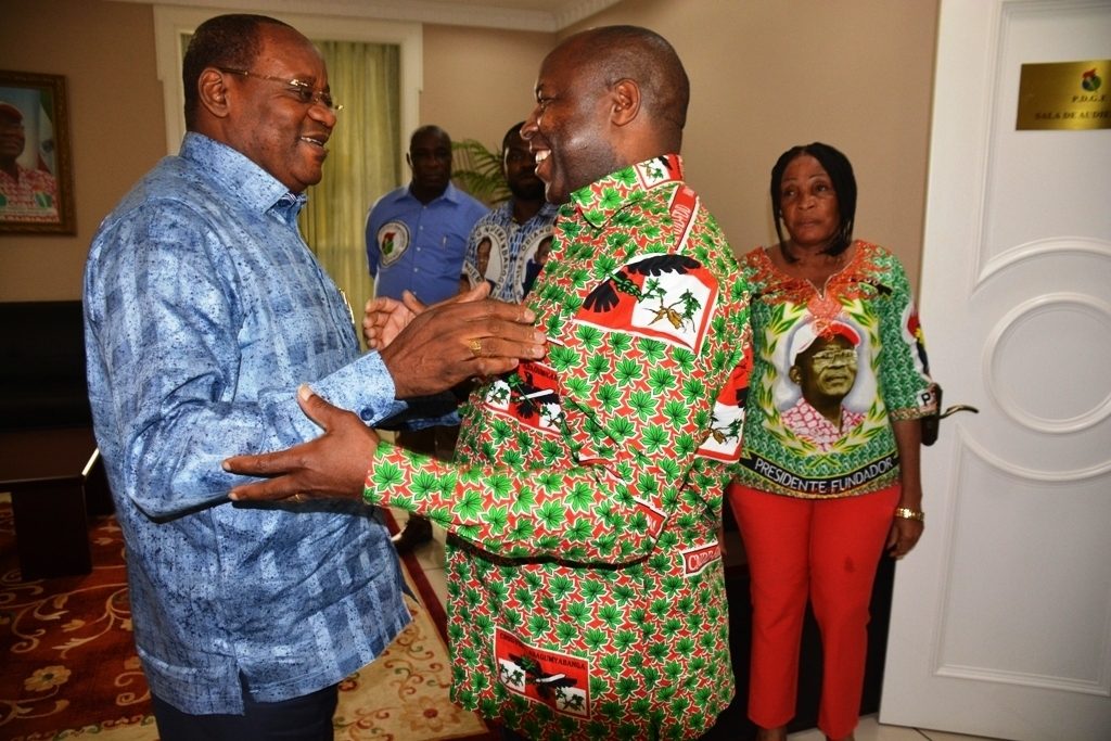 Le Secrétaire Général du CNDD-FDD reçu par son homologue de Guinée Equatoriale