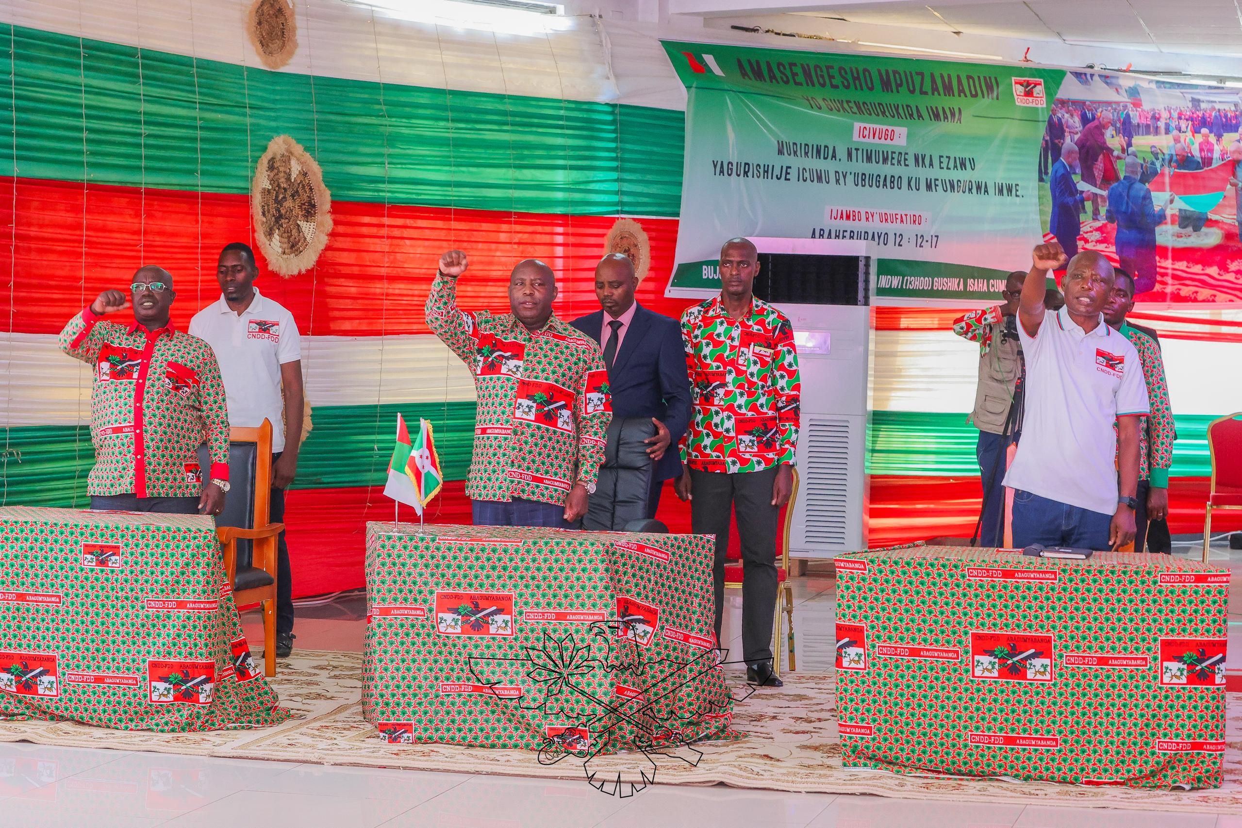 CNDD-FDD : Fidélité et engagement au cœur du message aux Bagumyabanga